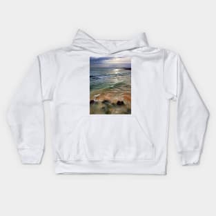 sand and sea love Kids Hoodie